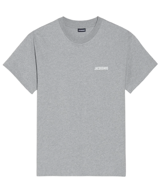 Jacquemus Grey Logo T-Shirt