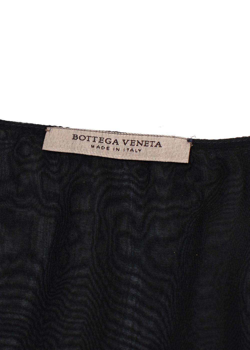 Bottega Veneta Black Silk Blouse