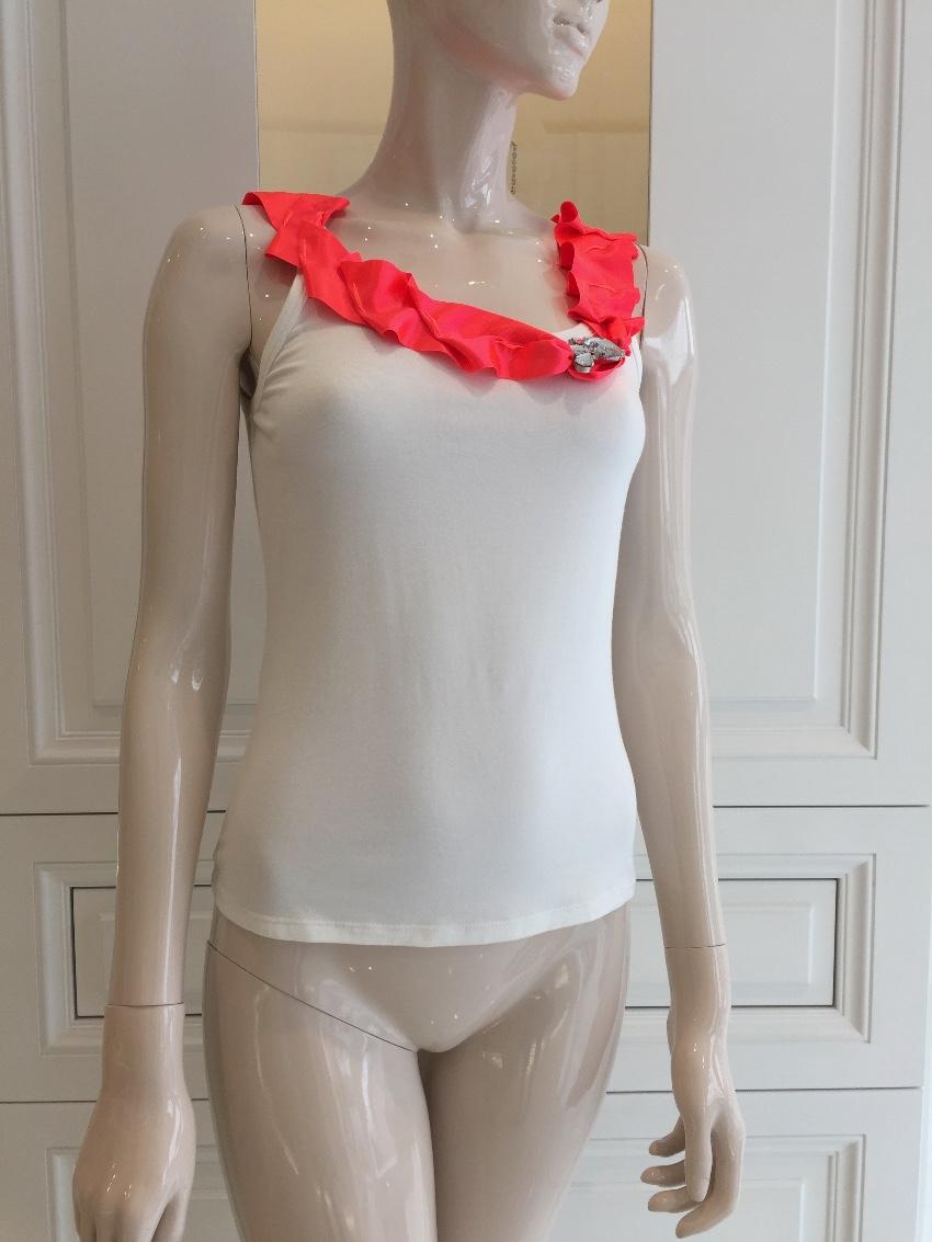 Blumarine Ribbon Vest Top