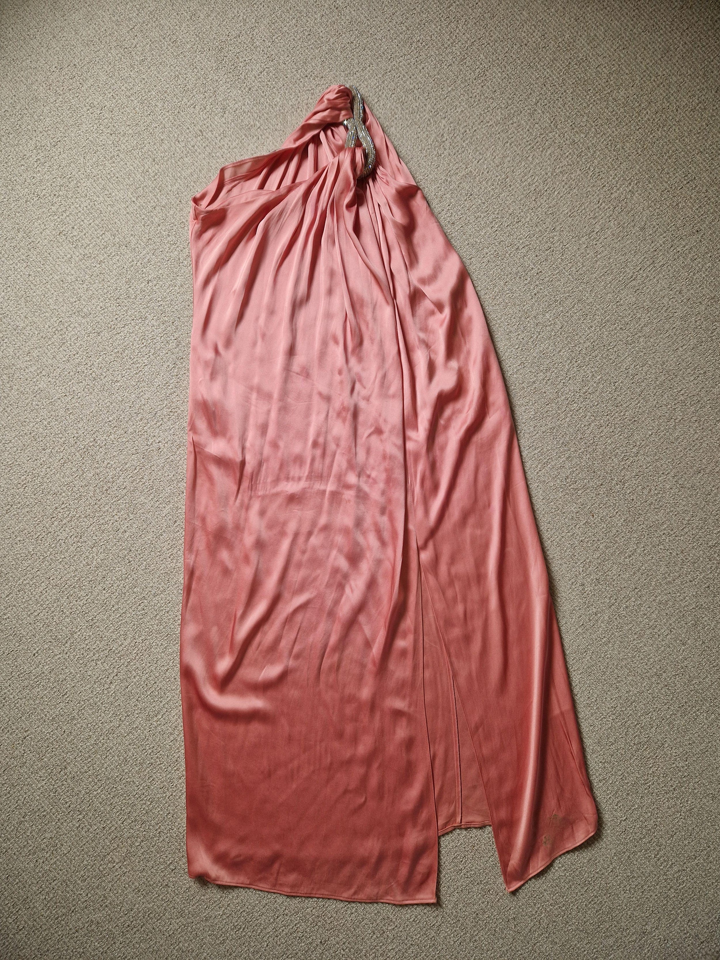 Stella McCartney One Shoulder Gown in Martini Pink