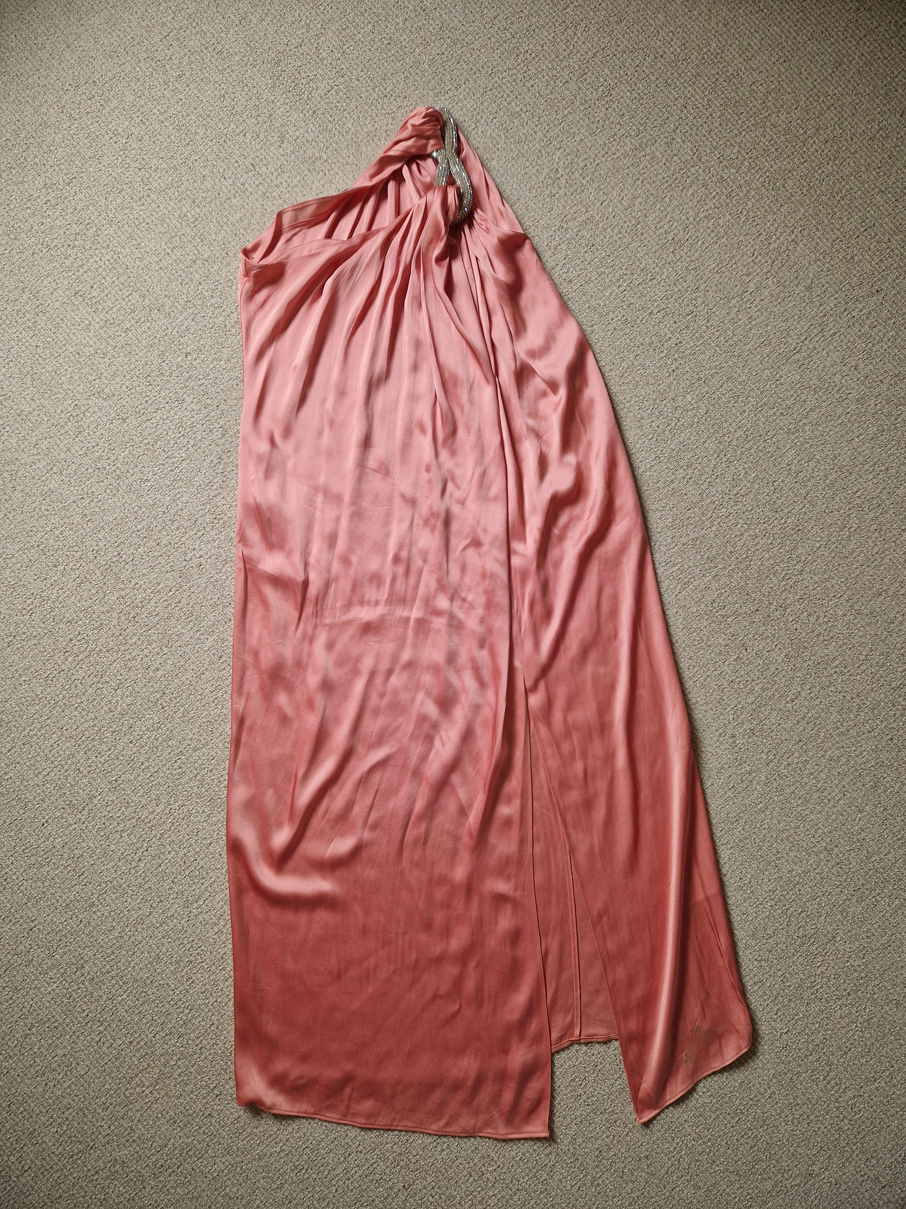 Stella McCartney One Shoulder Gown in Martini Pink