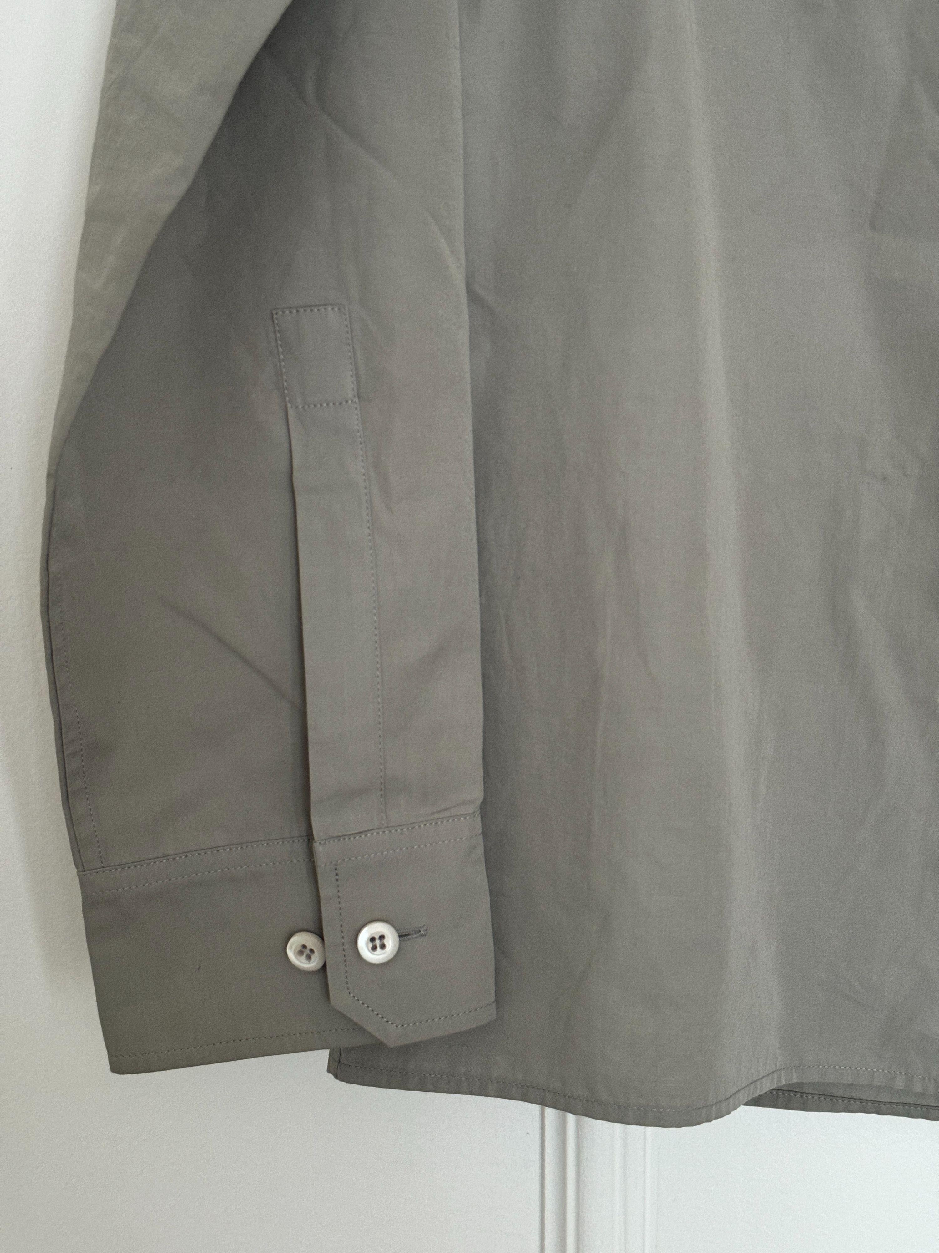 Miu Miu Grey Logo Detail Shirt
