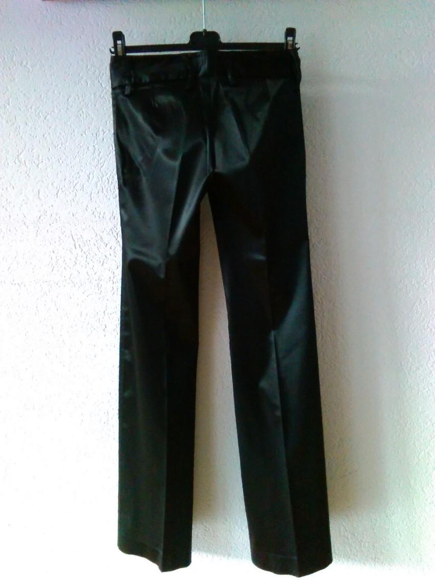 Dolce & Gabbana Satin Stretch Wide Leg Trousers