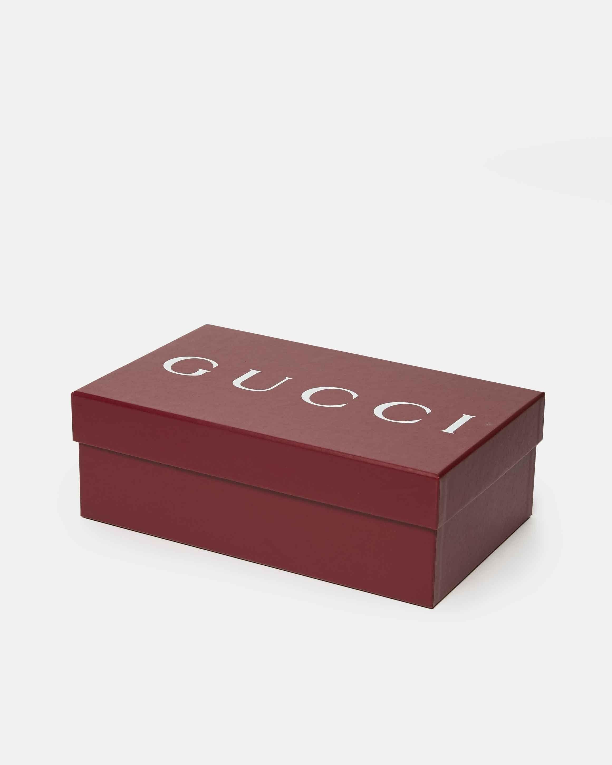 Gucci Patent And Crystal Sandals