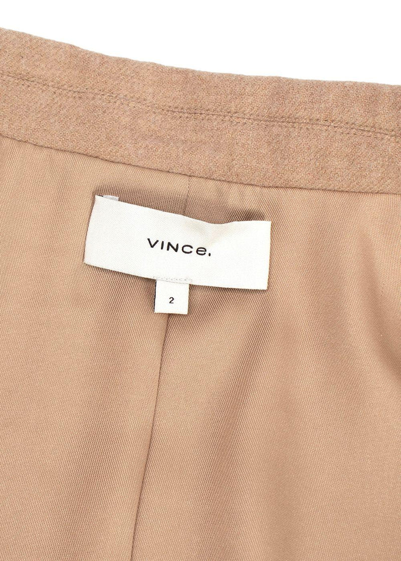 Vince Sand Single Breasted  Brushed Jersey Blazer