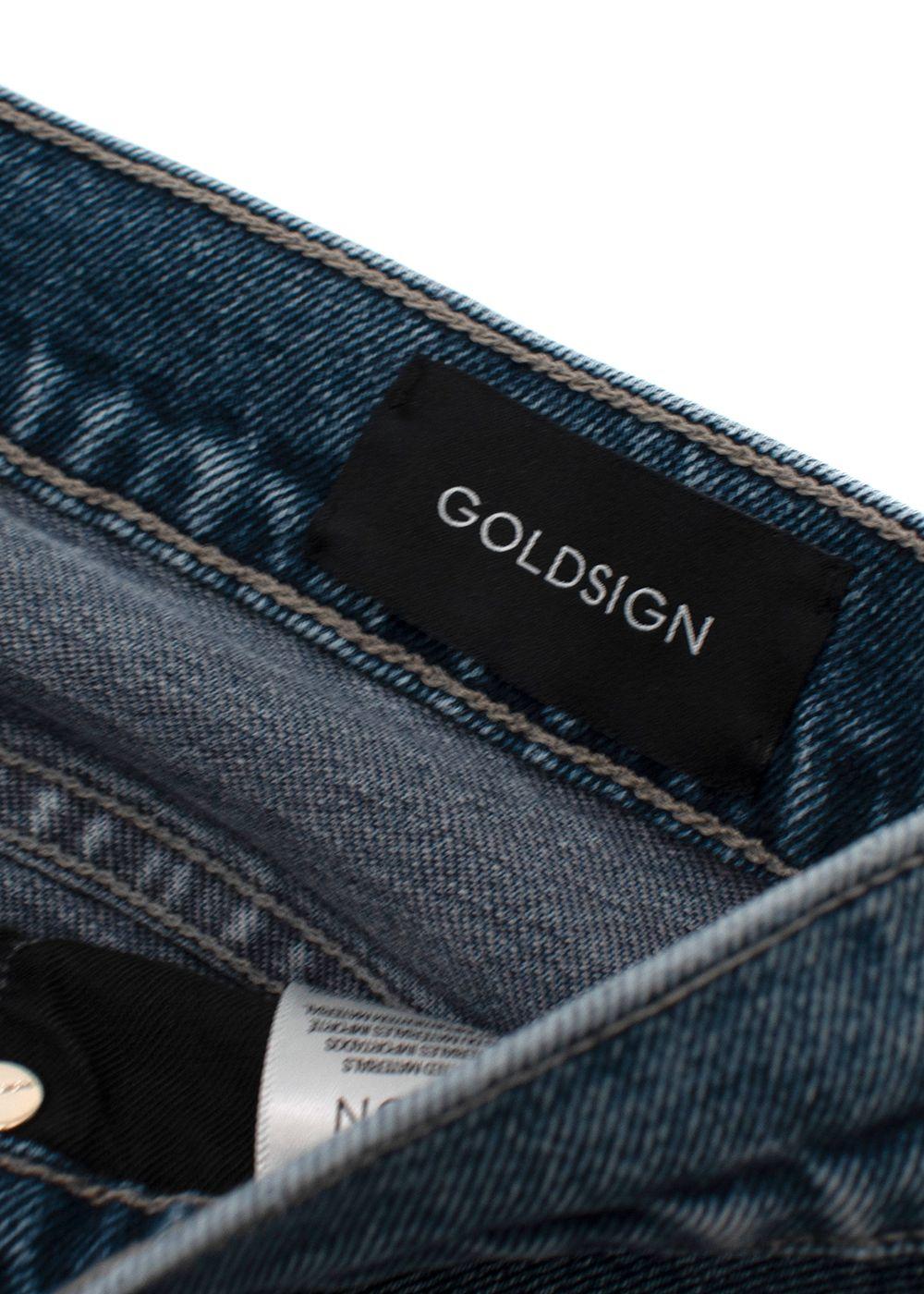 Mid-wash denim Morgan straight leg jeans