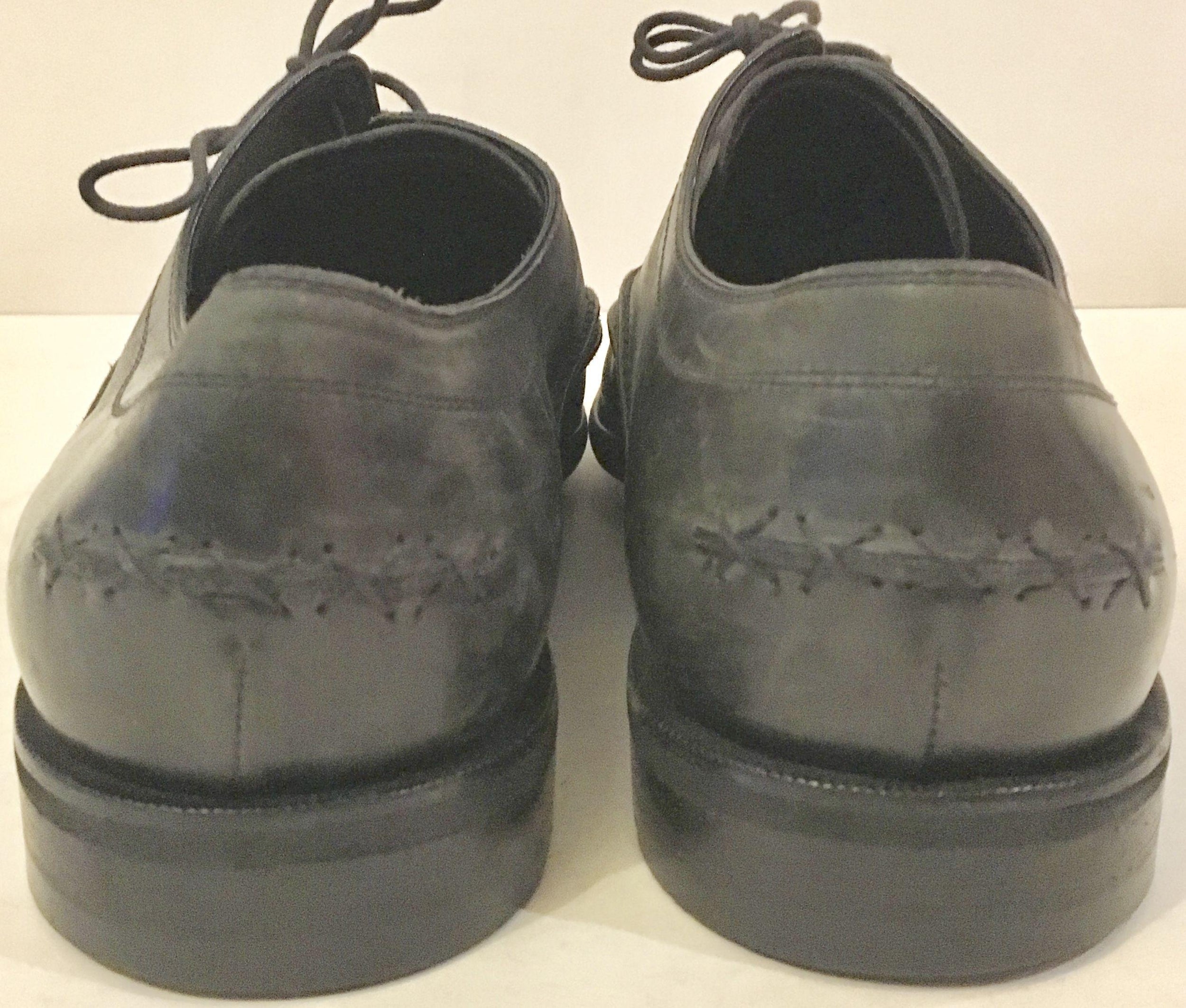 Bottega Veneta  black mens brogues