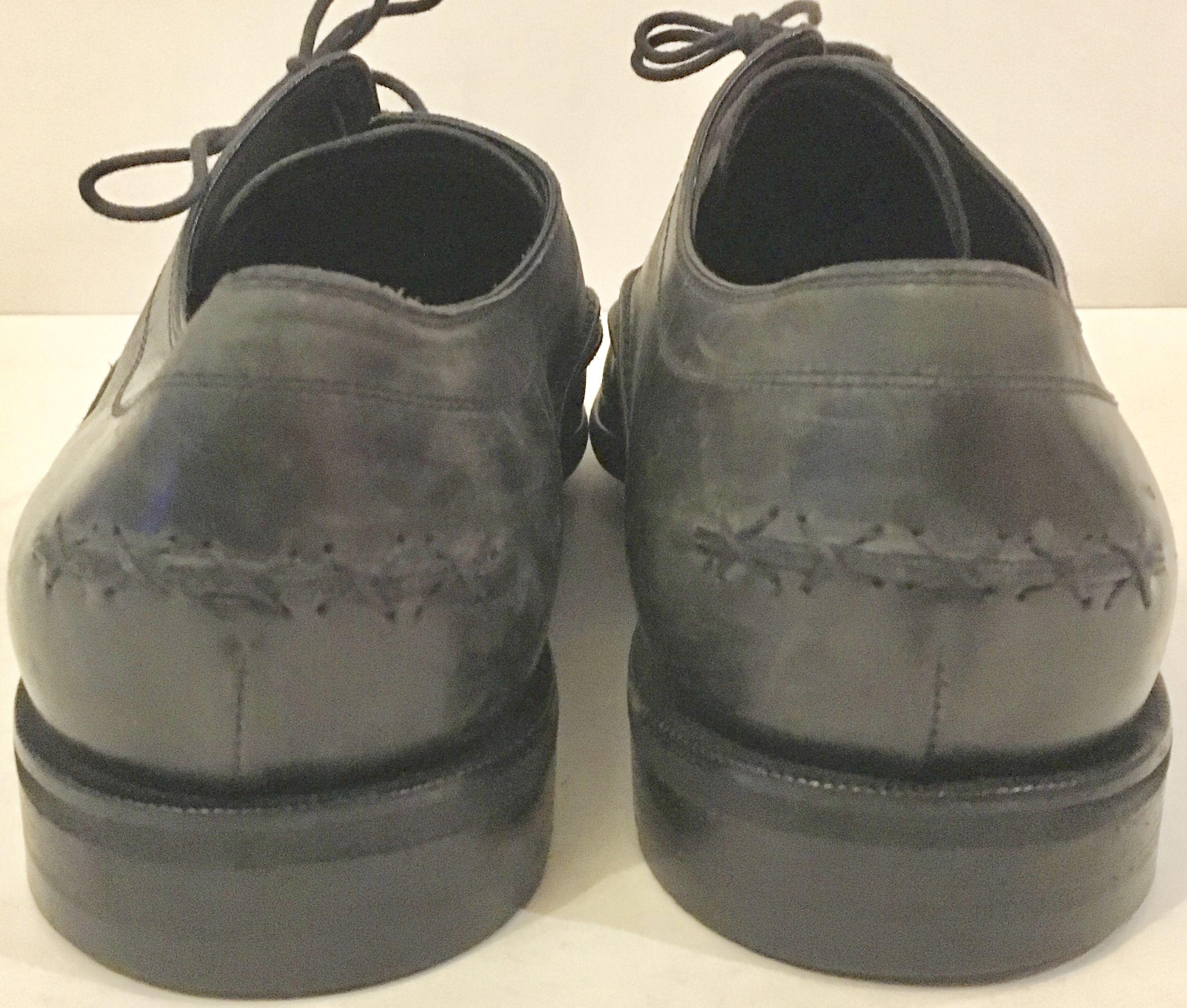 Bottega Veneta  black mens brogues