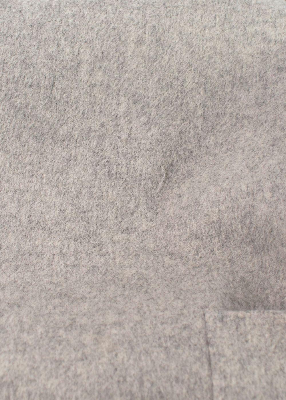 Acne Studios grey carise double face wool & cashmere coat