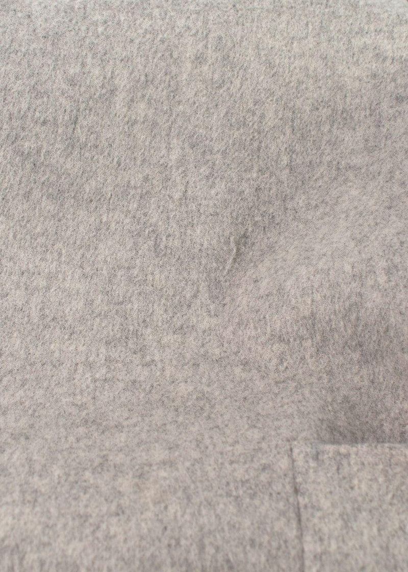 Acne Studios grey carise double face wool & cashmere coat