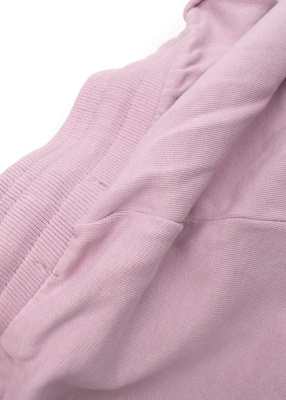 Pink Drawstring Cotton Shorts