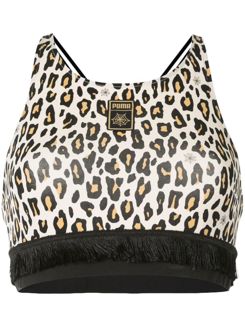 Puma x Charlotte Olympia Leopard Crop Top