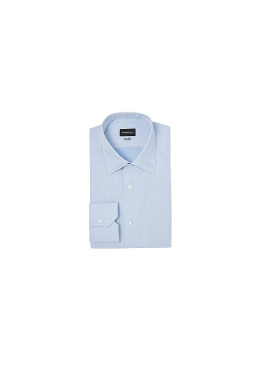 light blue cotton dress shirt