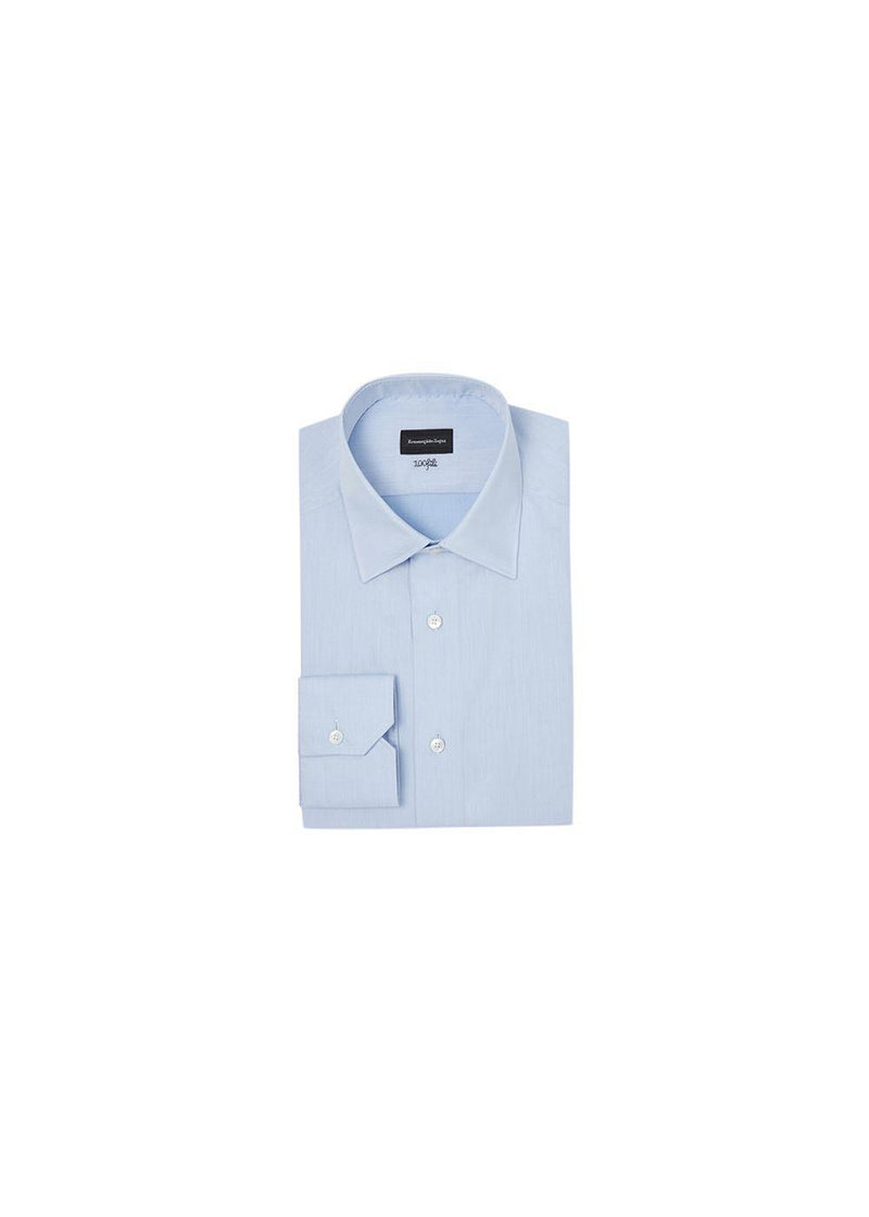 light blue cotton dress shirt