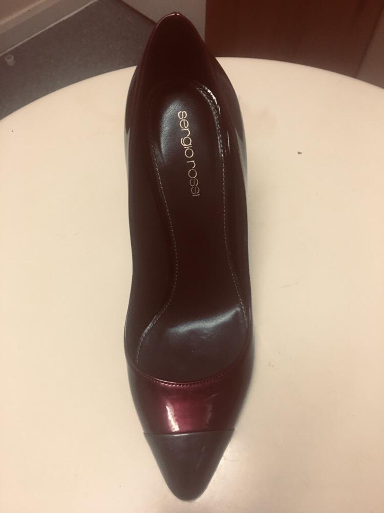 Sergio Rossi Metallic Two Tone Pumps