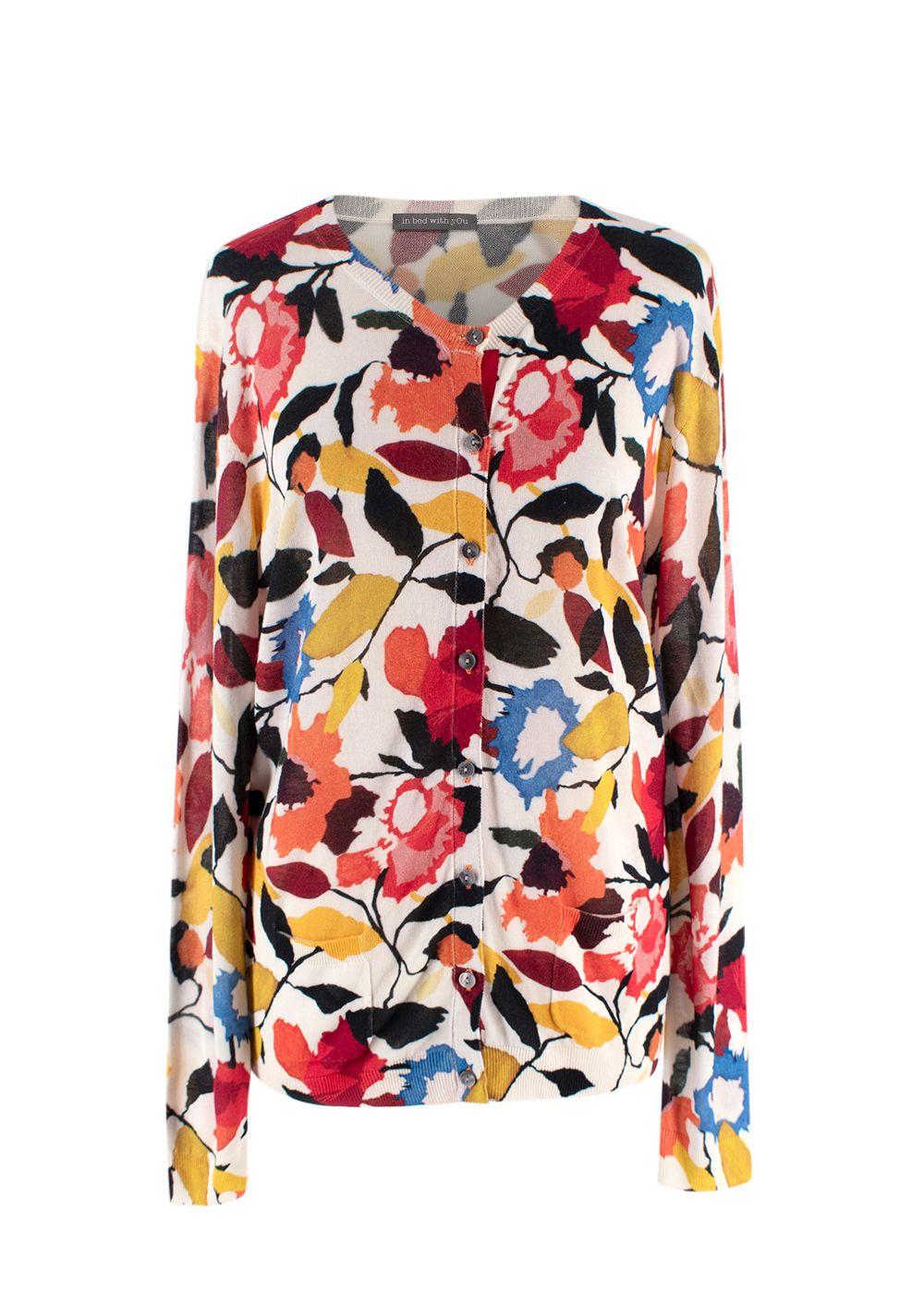 In Bed With You Floral Knit Cardigan