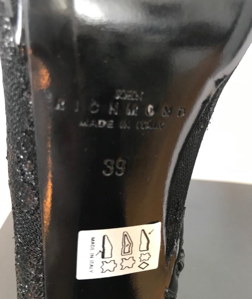 John Richmond lace rhinestone ankle boots