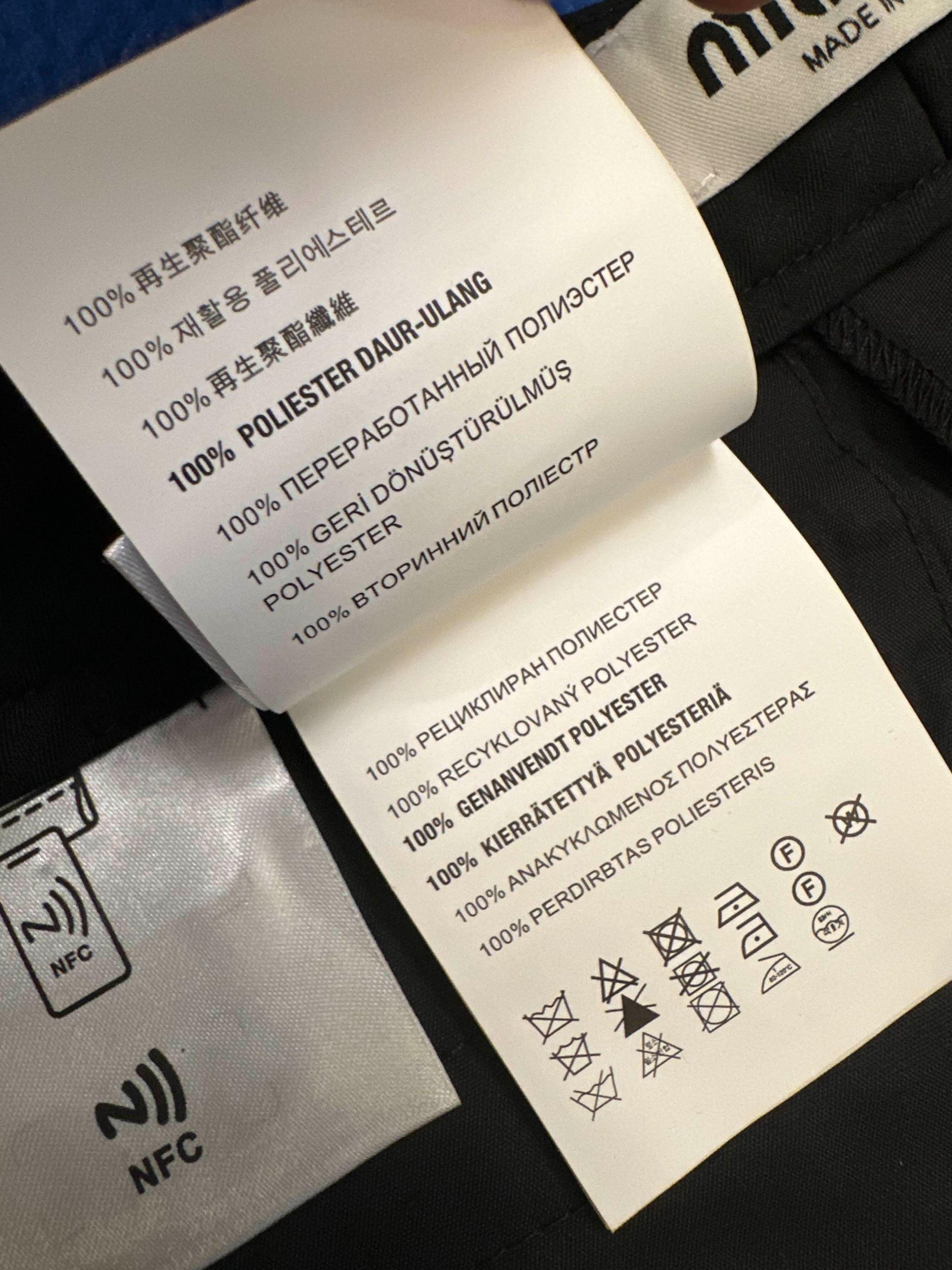 Miu Miu Black Cargo Pants