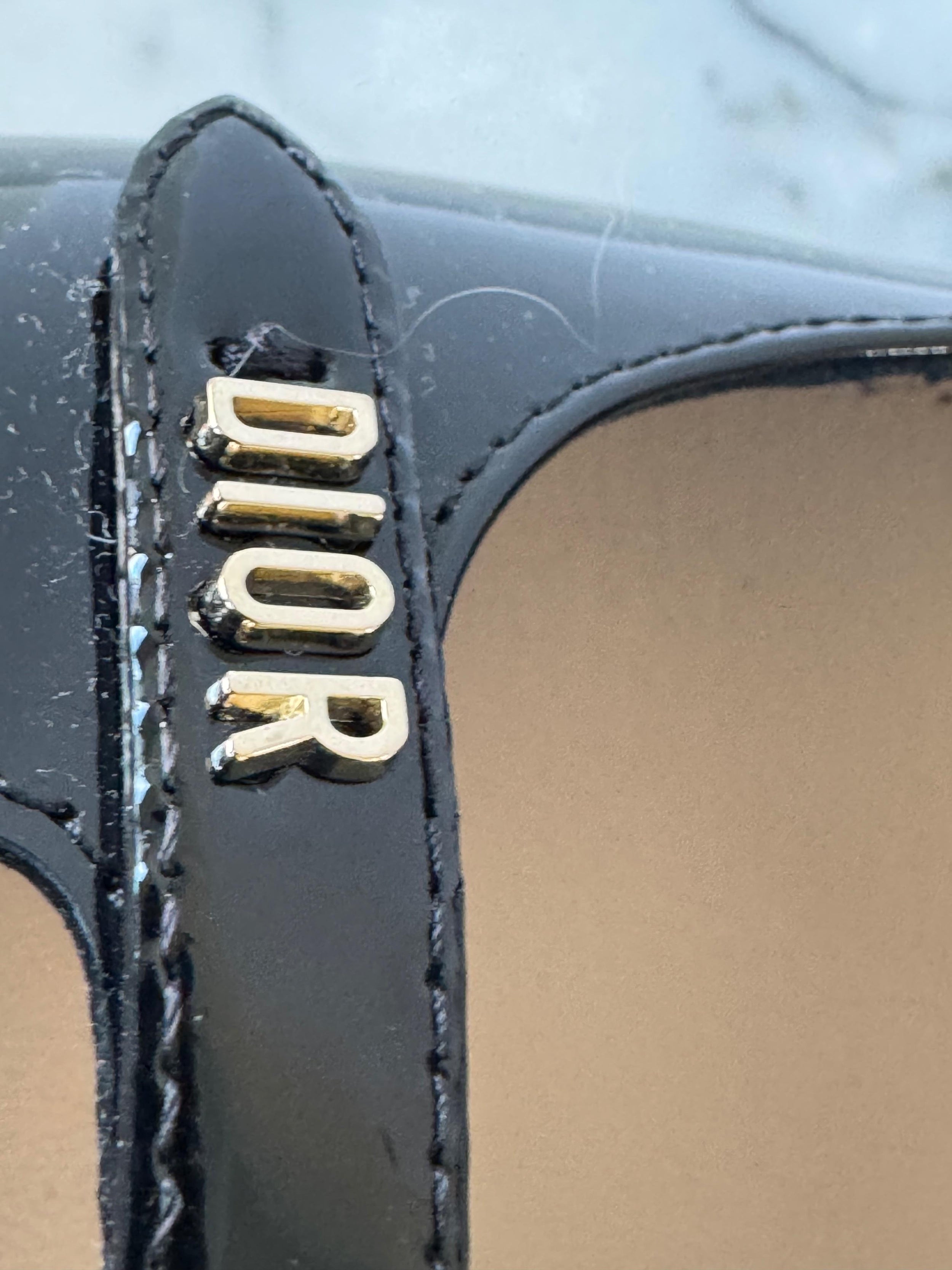 Black Patent Leather MaryJane Platform Pumps