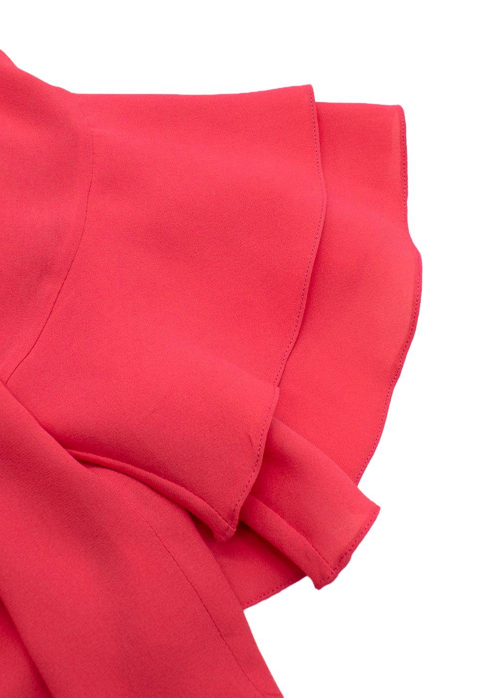 Collection Coral Ruffle Sleeve Top