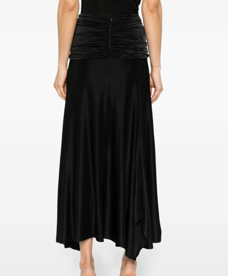 Rabanne Drape-Detail Maxi Skirt