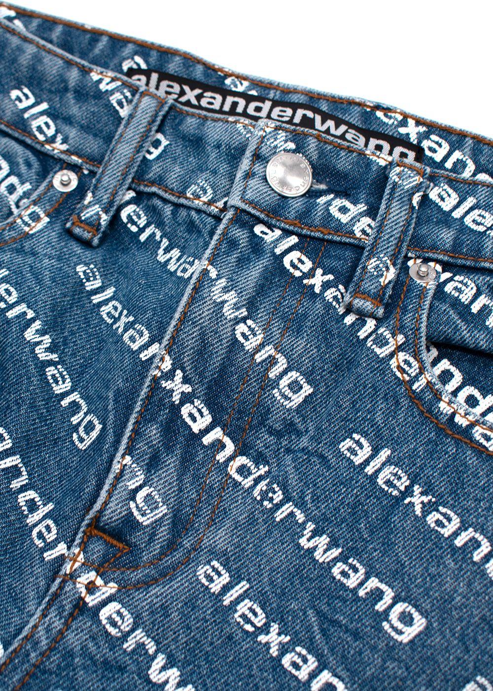Alexander Wang Denim Printed Jeans