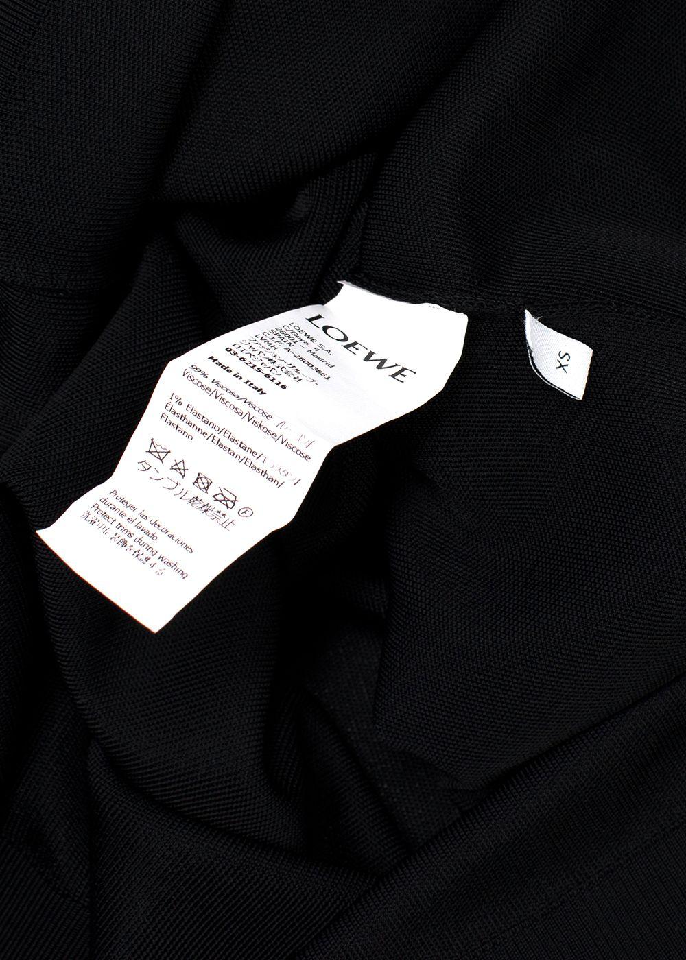 Loewe Black Cut-out Arm Long Sleeve Top