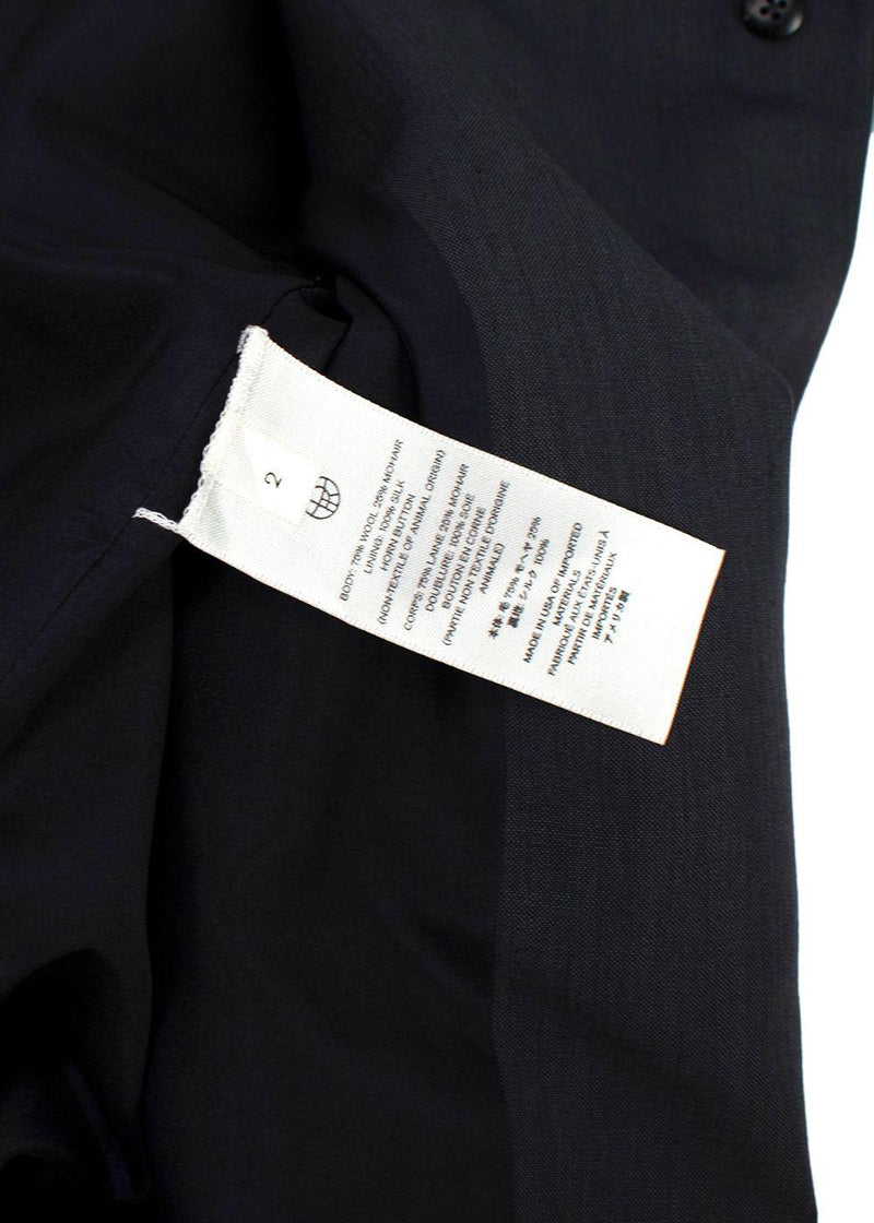 The Row Dark Grey Long Blazer