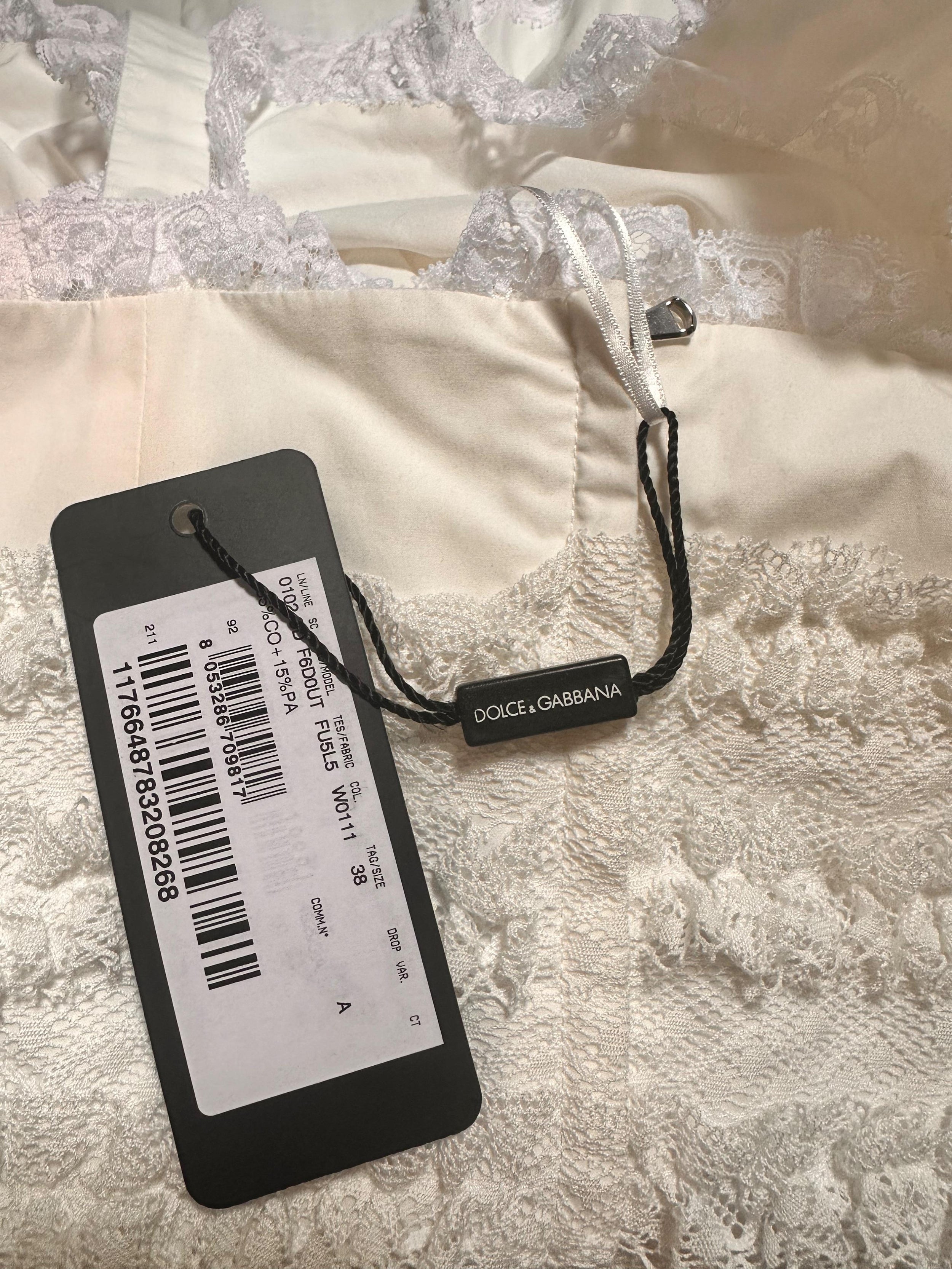 White Cotton Poplin Dress