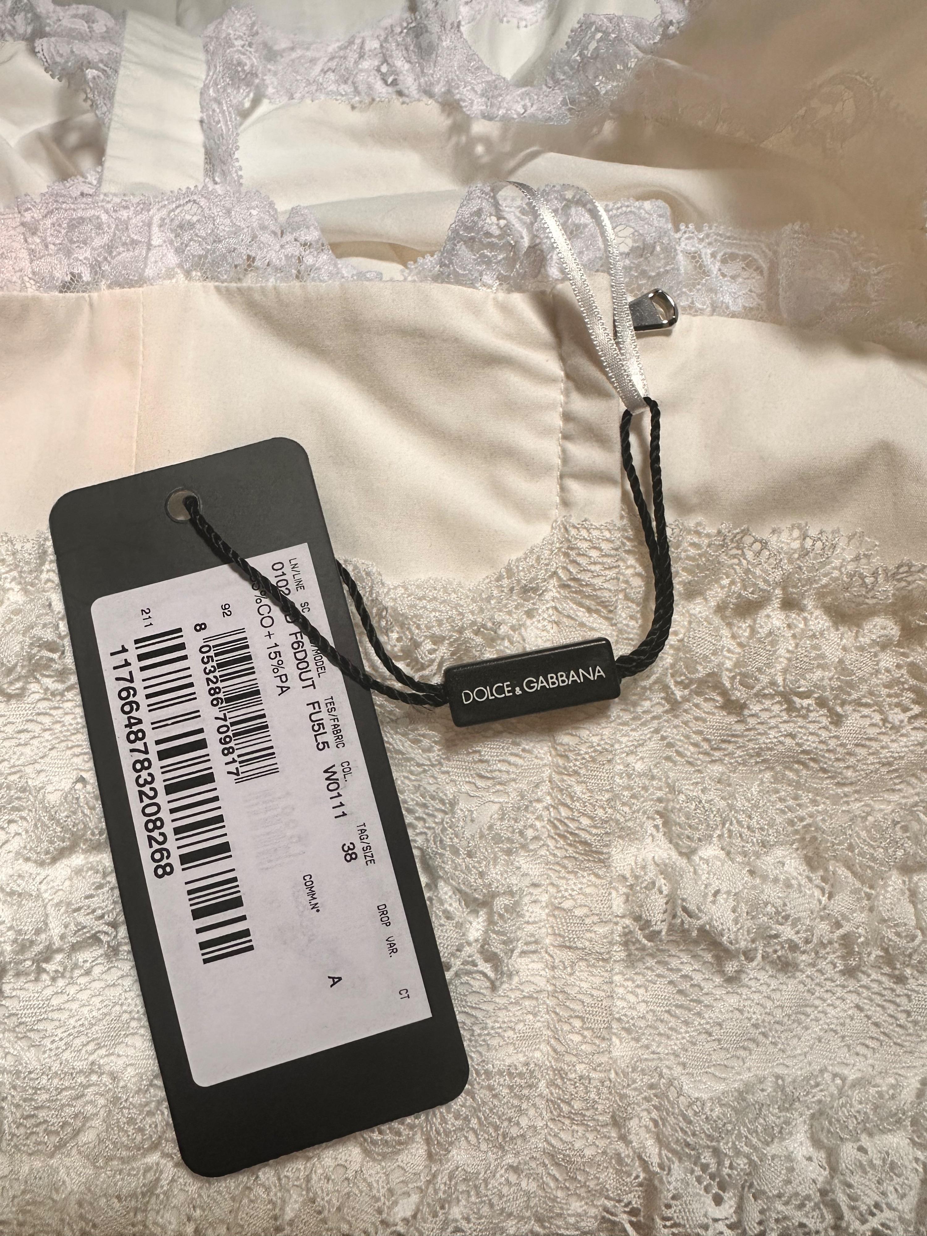 White Cotton Poplin Dress