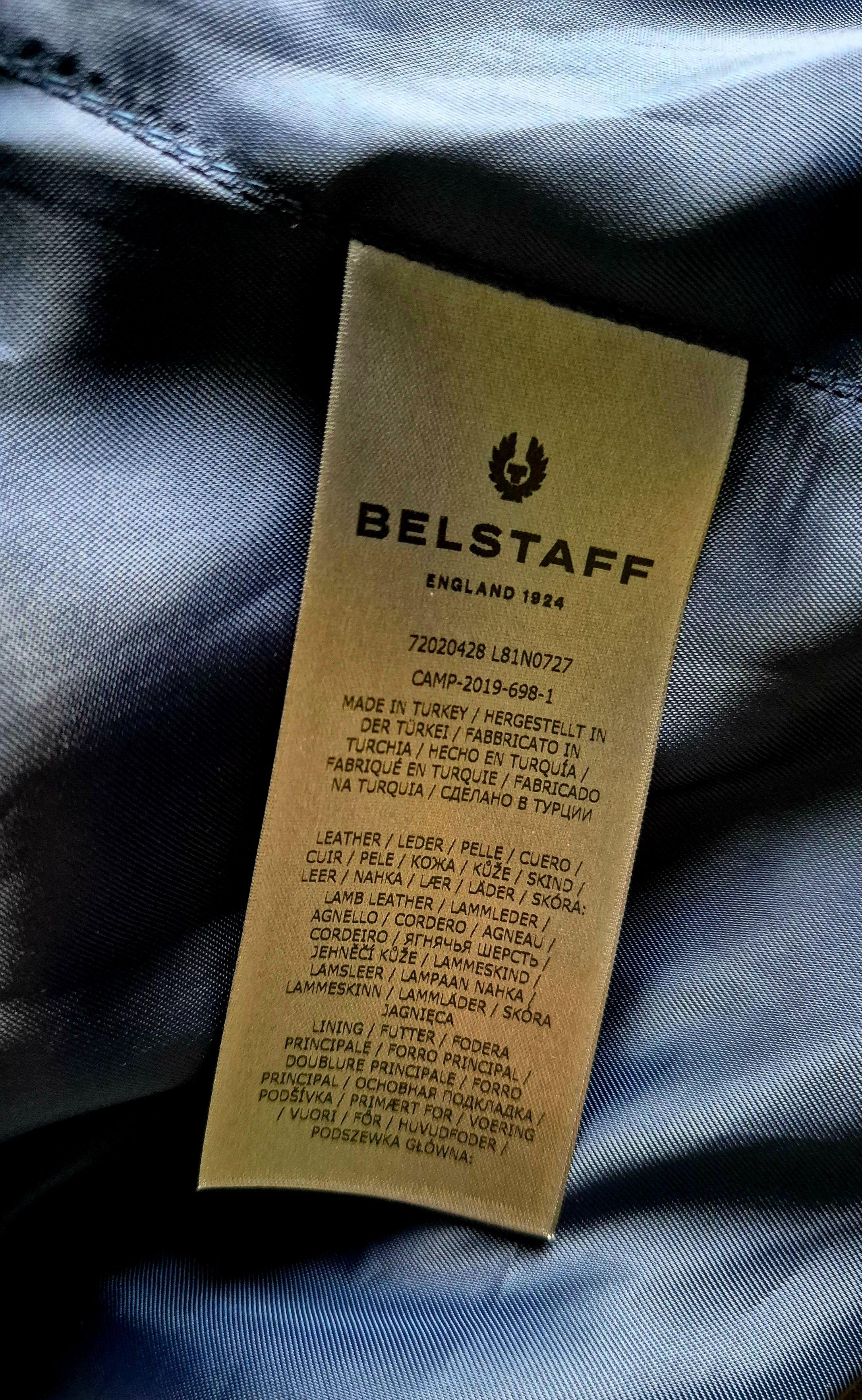 Belstaff Velocette Colour Black Leather Racing Jacket