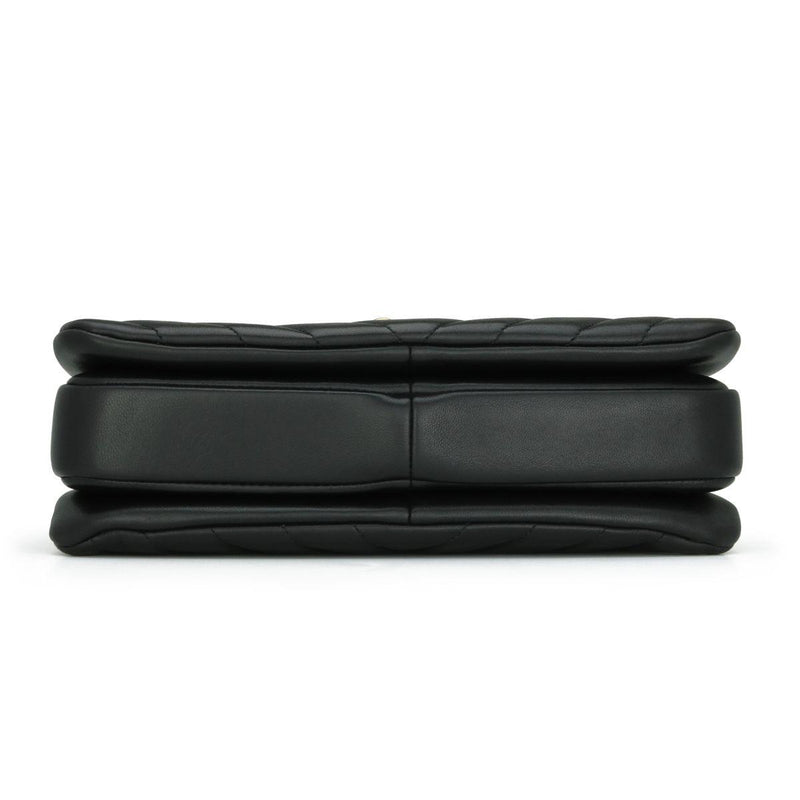 Chanel Black Chevron Small Trendy CC Top Handle Bag
