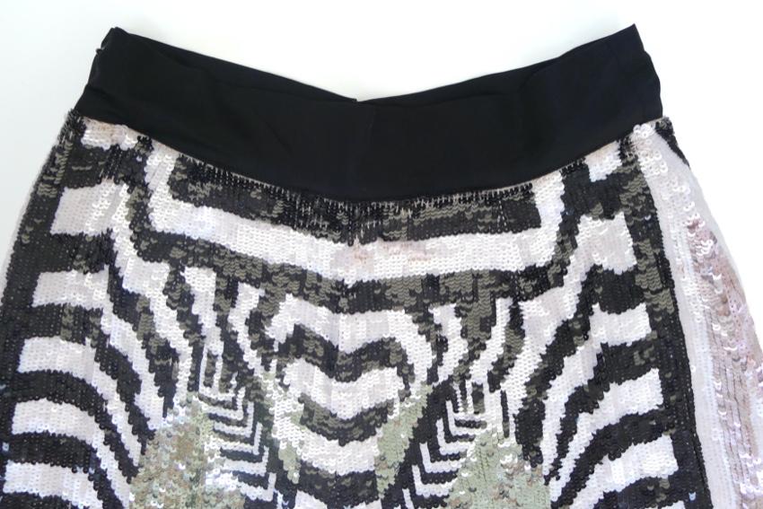 Temperley Idol wide leg sequin trousers