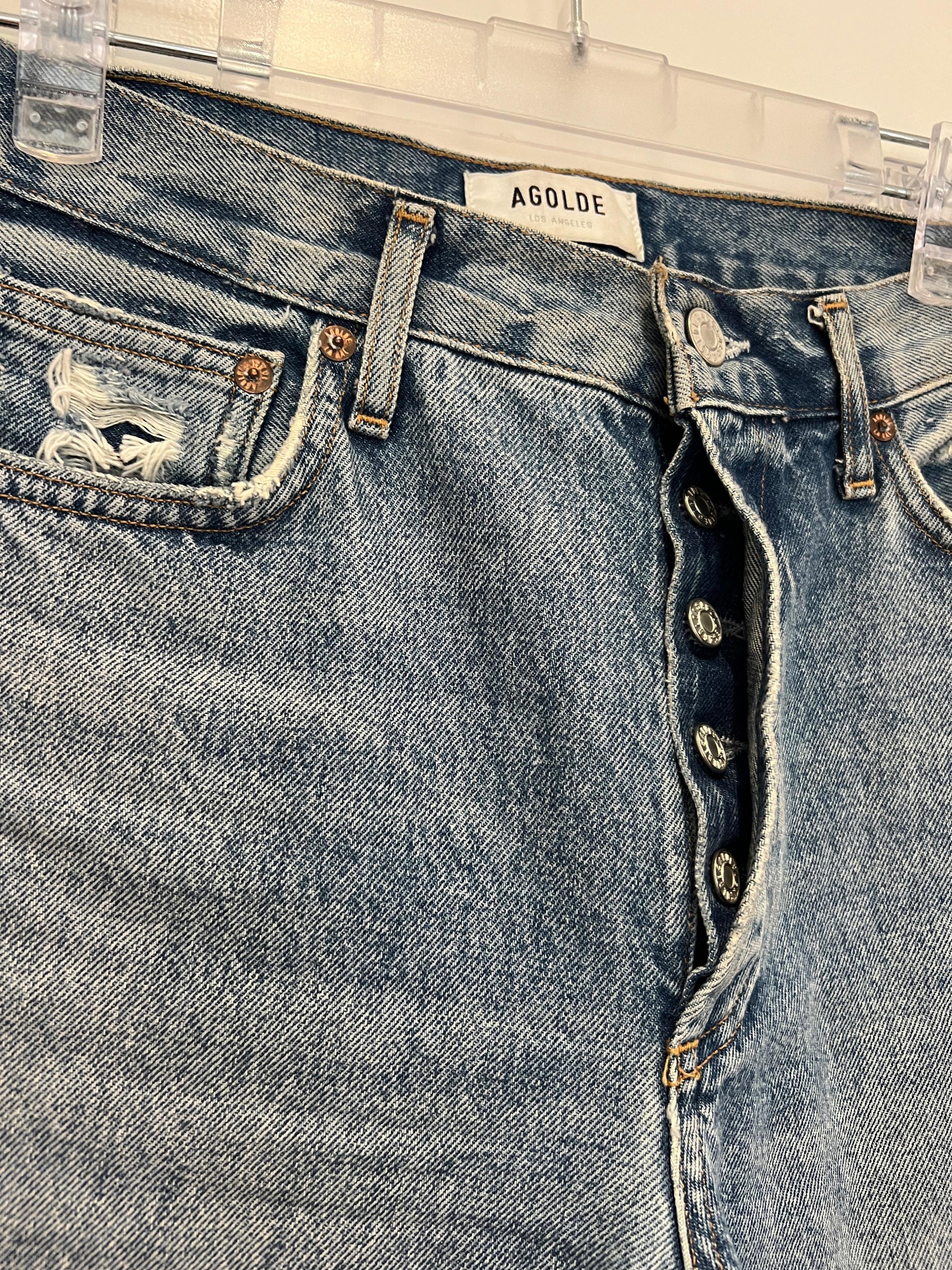 Agolde Distressed Fen Jeans