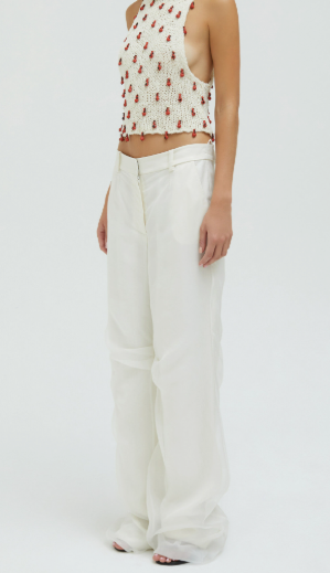 Christopher Esber Iconica Silk Wide-Leg Pants