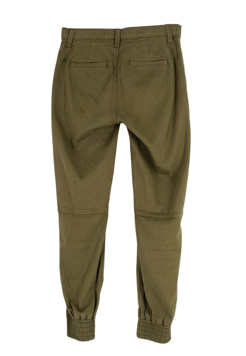 J Brand Khaki Arkin  Ankle Zip Trousers