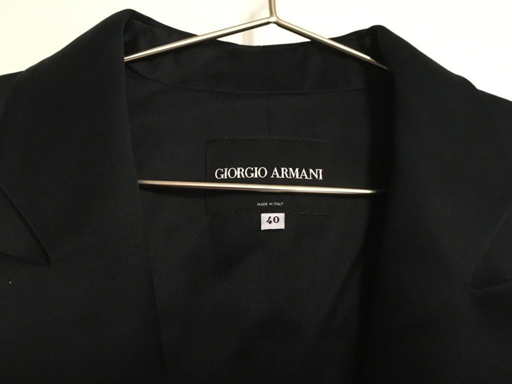Black silk longline tuxedo jacket