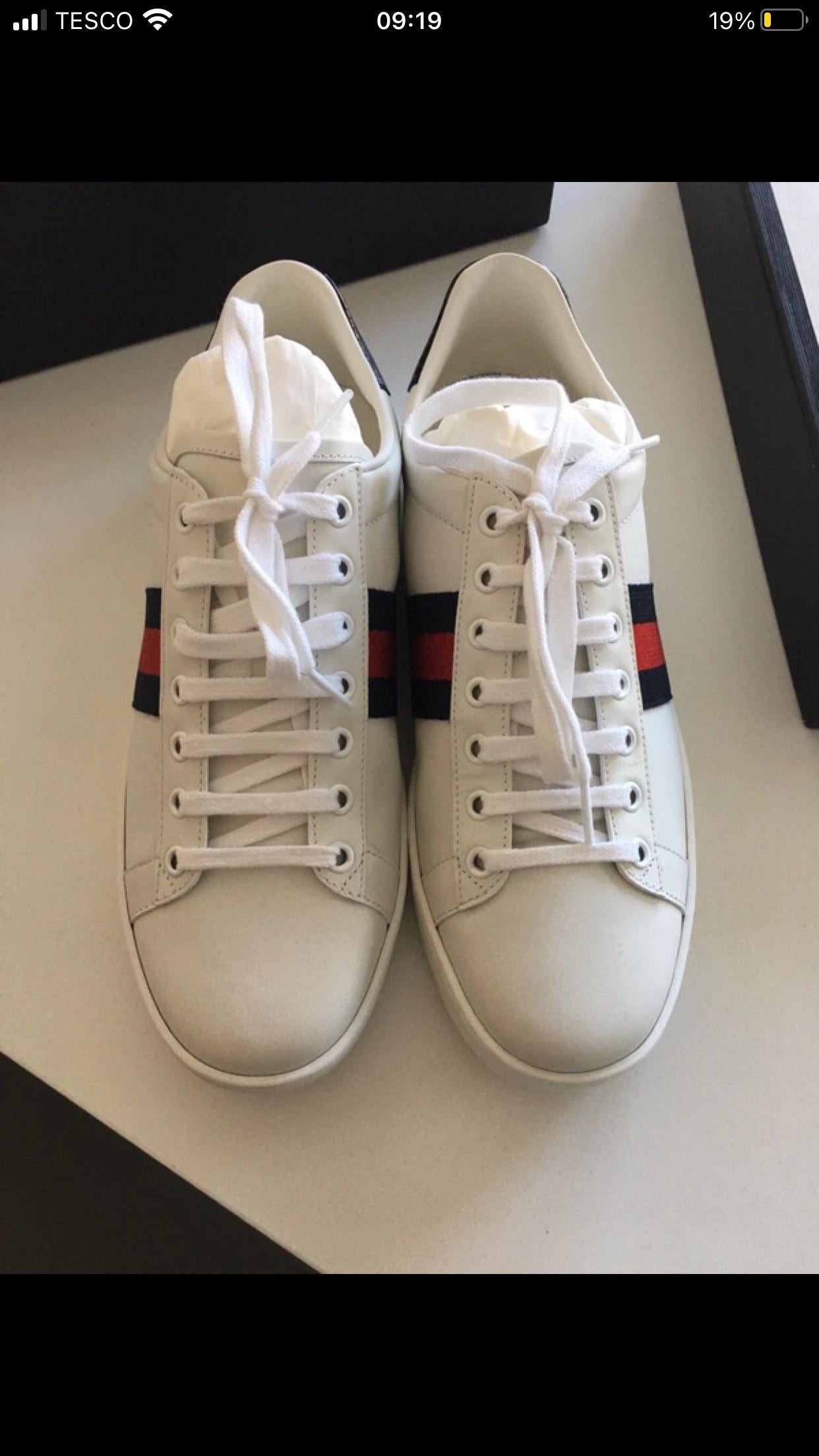 Gucci White Ace Trainers