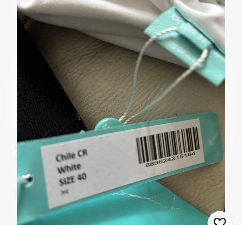 White One Pice Chile Bathing Suit