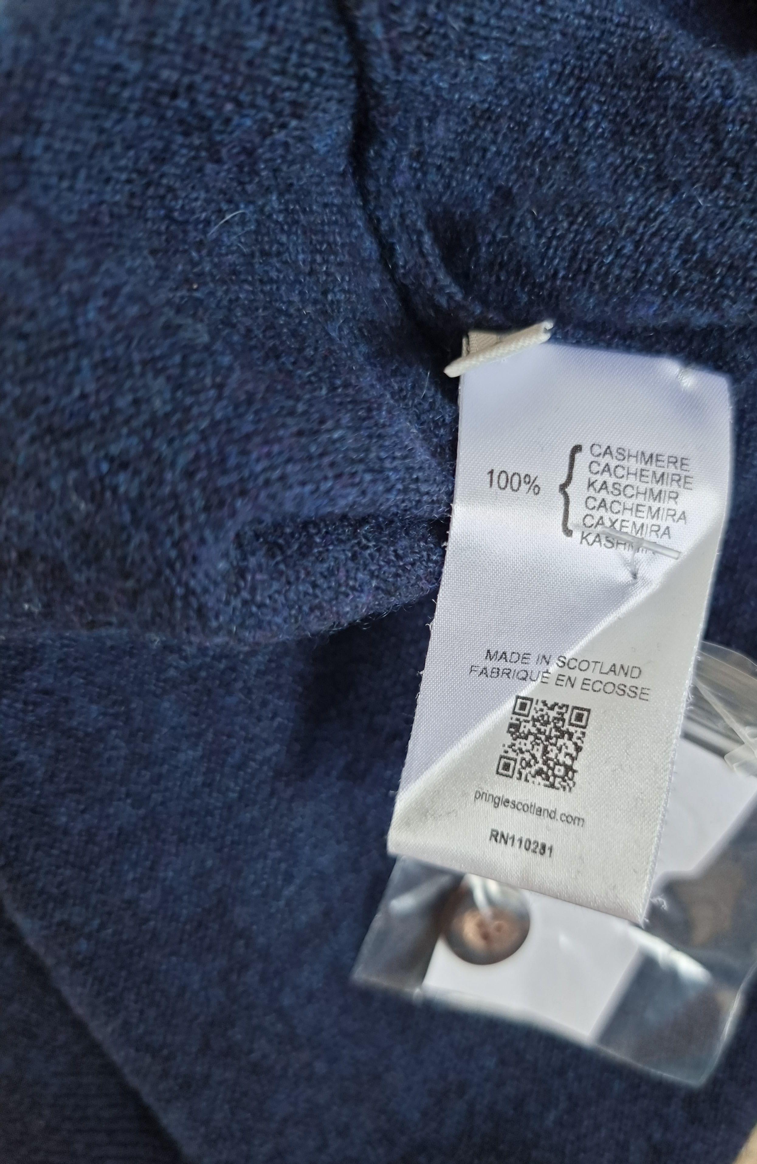 navy cashmere cardigan