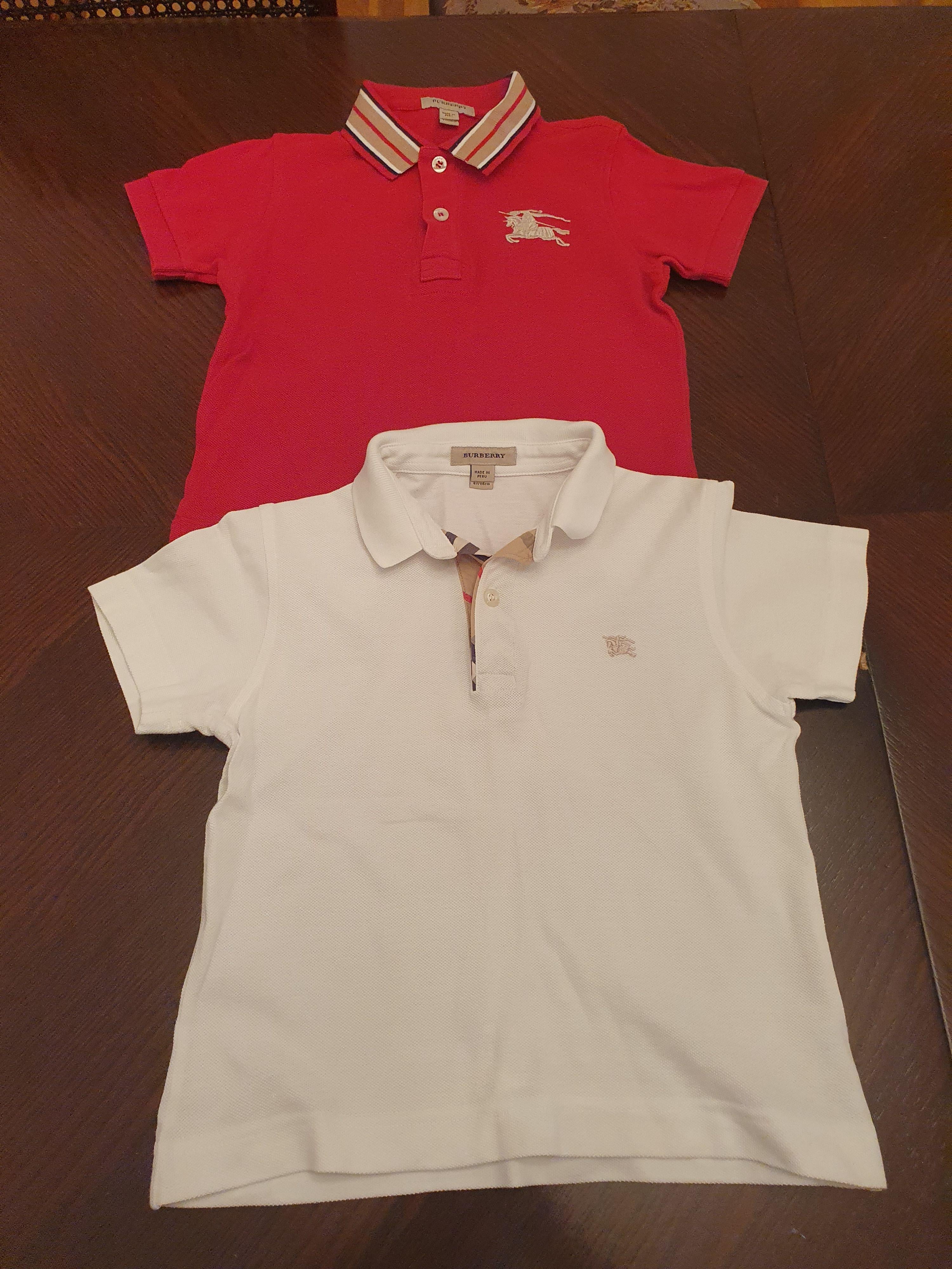 Set of 2 cotton pique polo shirts