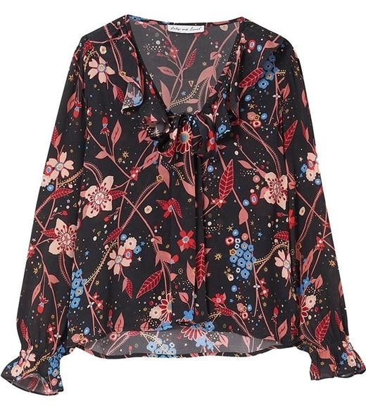 Lily & Lionel Floral Print Blouse