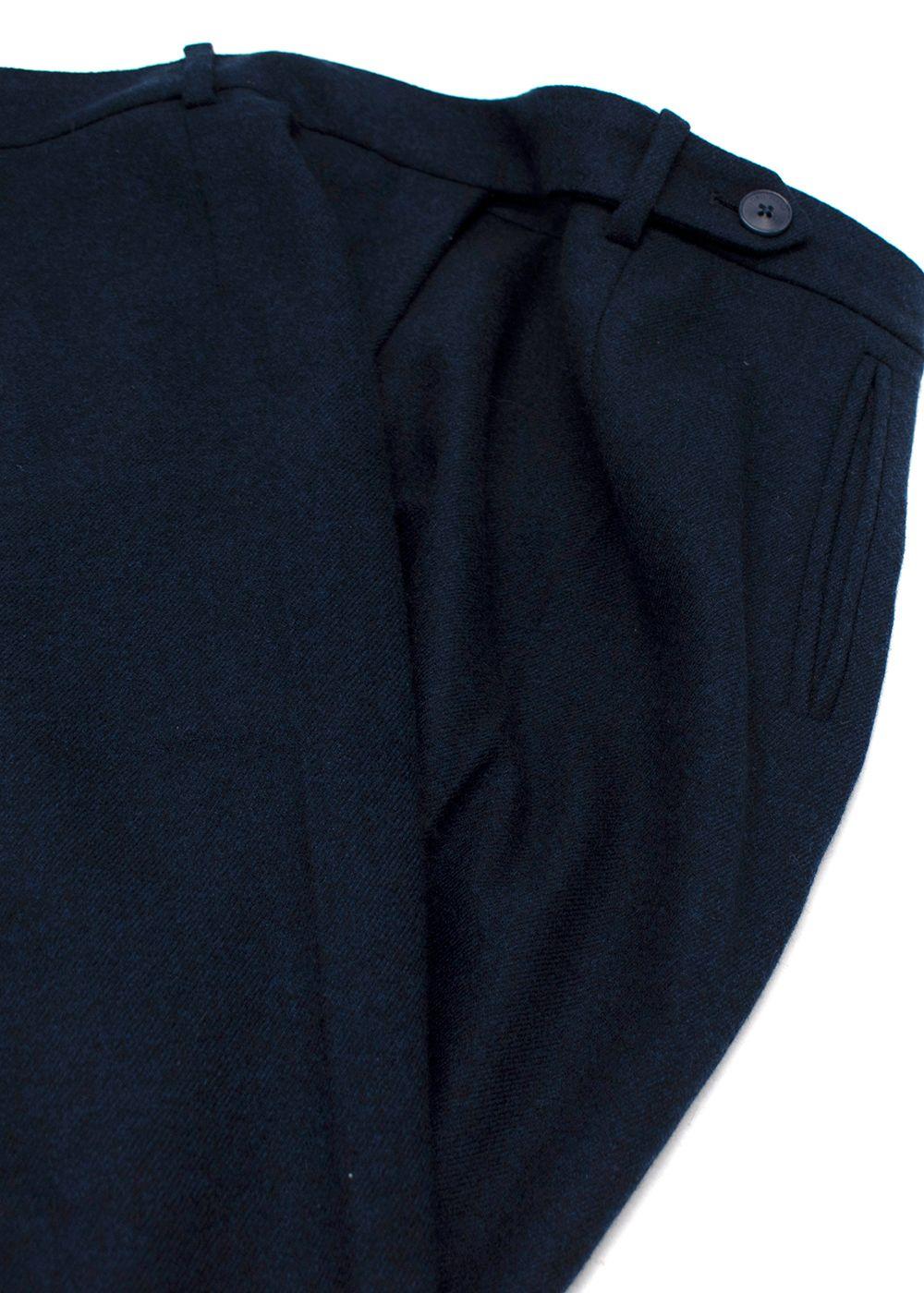 Loro Piana Mens Navy Cashmere Trousers