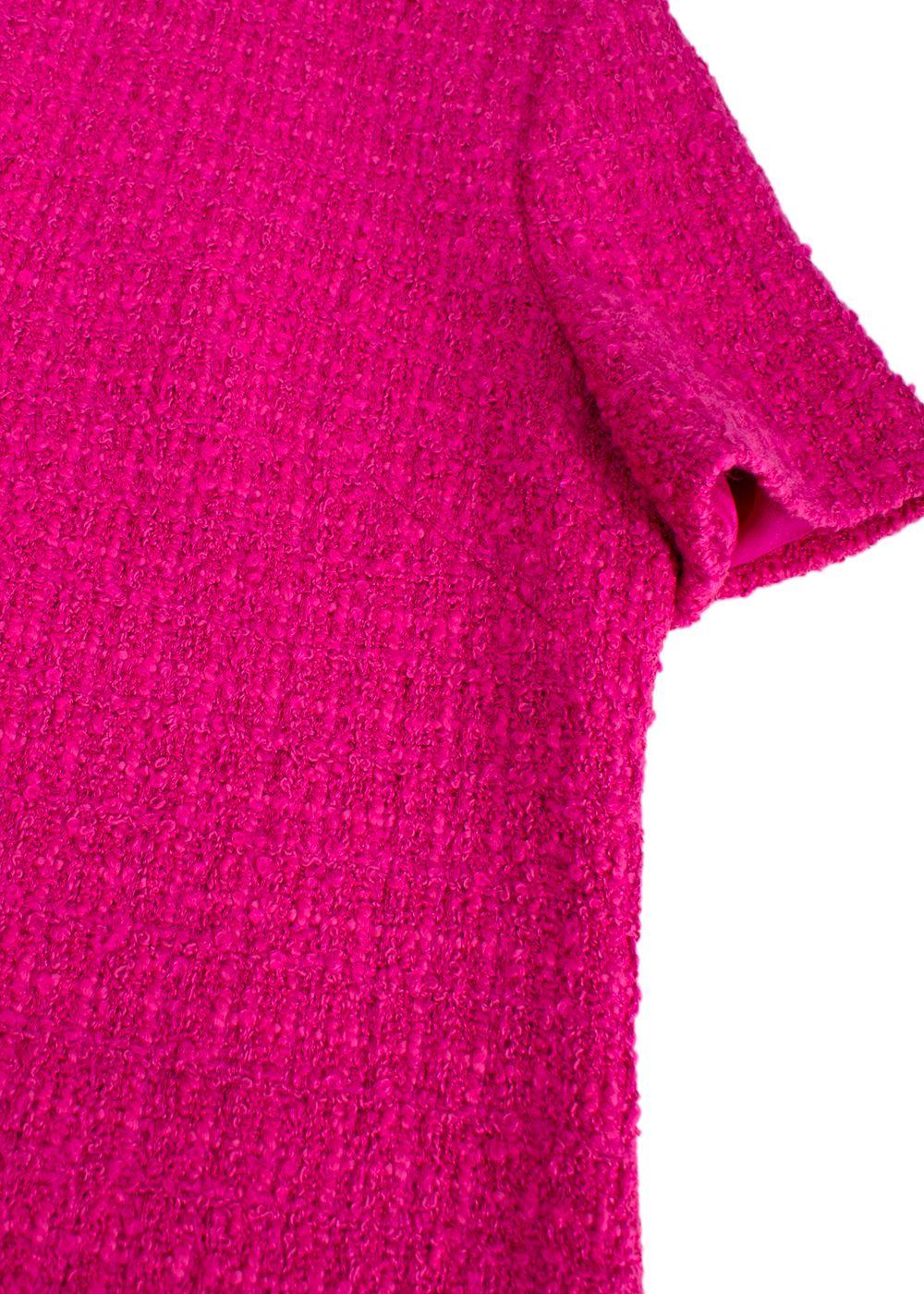 Valentino Pink Tweed Mini Shift Dress