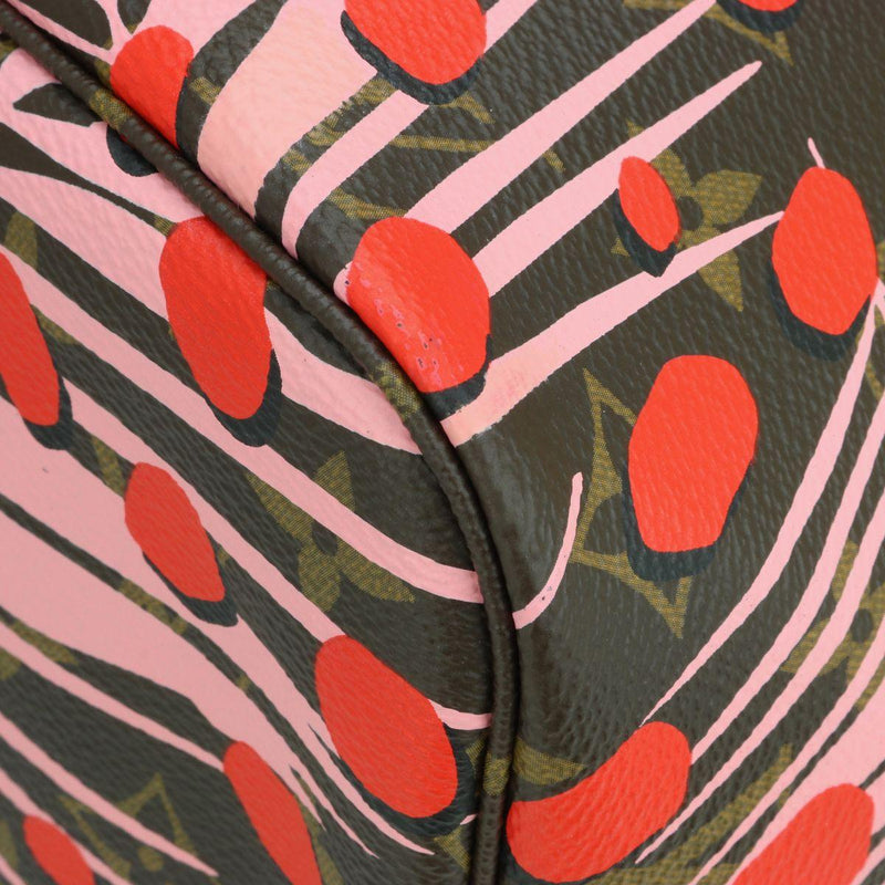 Monogram Jungle Dots Rose Ballerine Neverfull MM Bag