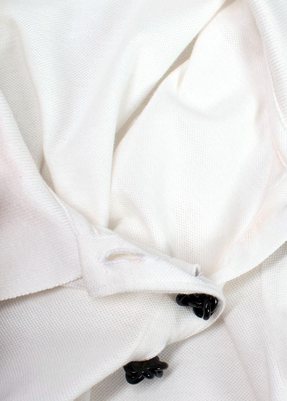 JW Anderson White Cotton Polo Shirt
