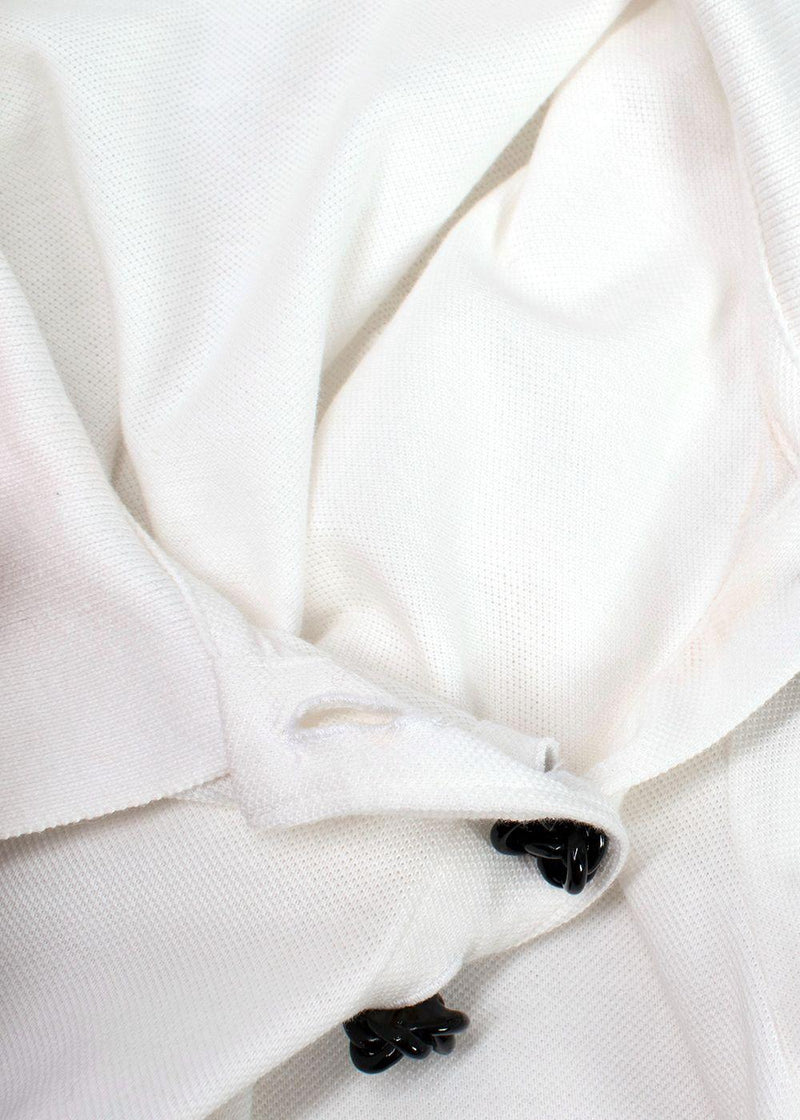 JW Anderson White Cotton Polo Shirt