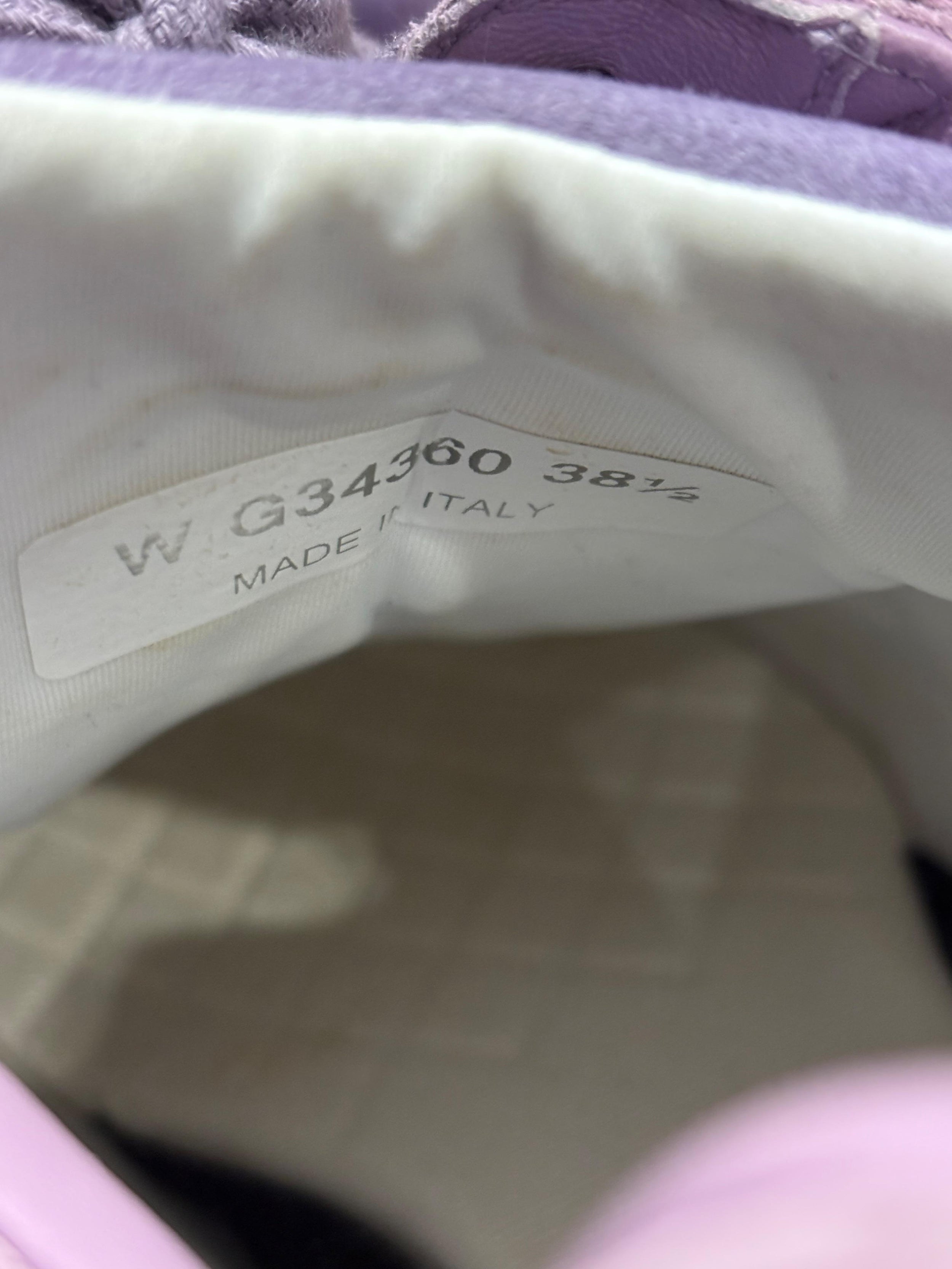 Chanel Lilac CC Trainers