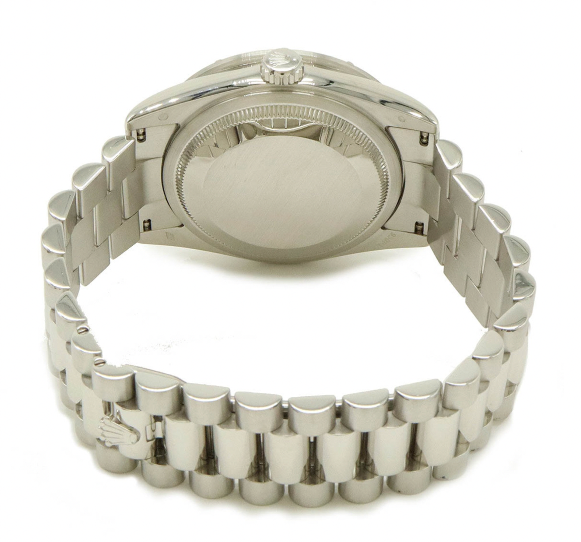 Rolex Day-Date Silver Watch 36mm