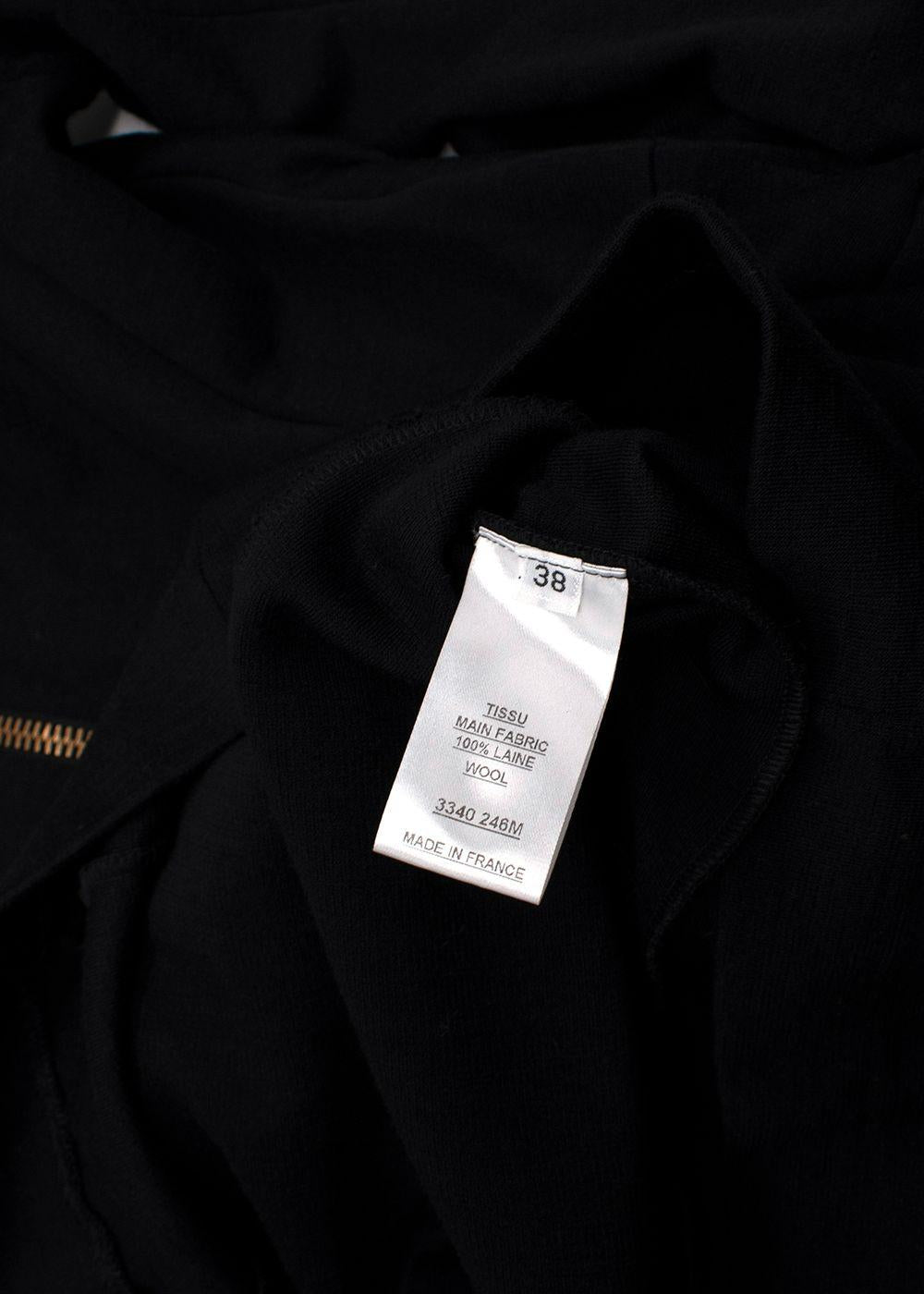 Balmain Black Bow Mini Dress